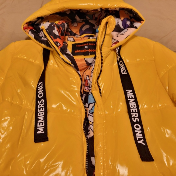 MEMBER'S ONLY WOMEN'S PUFFER NICKELODEON MASHUP PRINT LINING JACKET - Picture 5 of 16